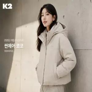 [K2](본점)[26역시즌] 여성 구스 다운 씬에어 코코 후디 KWW24544