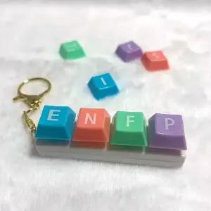 [룽스_62]MBTI 알파벳 우정템 키보드 키링 백꾸 가방꾸미기