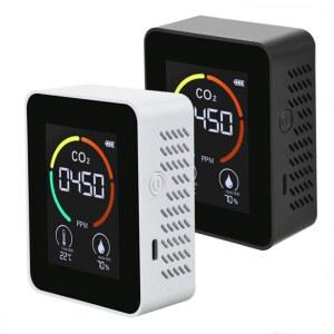 가정용 USB 충전 습도계 모니터 CO2 감지기 3IN1 TEMP TVOC 테스터