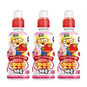 [팔도][소비기한 26.06.15까지] 뽀로로 제로 딸기 235ml/ 12개