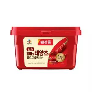 해찬들 원조 태양초 고추장 3kg x1개