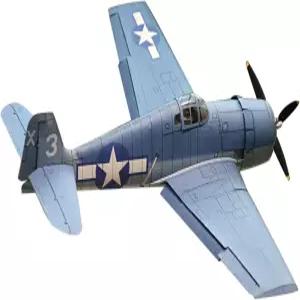 테크킨 1/32 스케일 그루먼 F6F-3 헬캣 전투기 종이 모형 컬렉션 키트 조립되지 않은 - 취미 애호가 노인