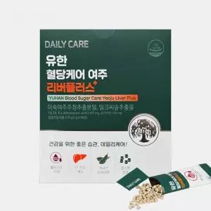 유한양행 유한 혈당 케어 여주 리버플러스 90포 국내산 미숙여주 여주환 간건강 밀크씨슬 영양제 혈당