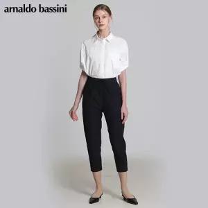 [아날도바시니(ARNALDO BASSINI)] 쿨링 나일론스판 밴딩 조거팬츠 (택가격: 138000원)