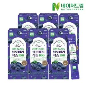 네이처드림 리얼 유기농 블루베리착즙 100 20g x 14포 6박스