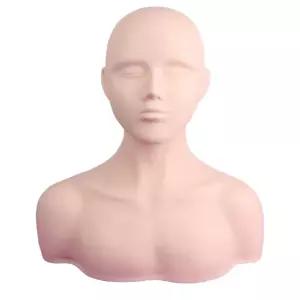 데콜테 마네킹 인형 피부 실기시험 상반신 미용 얼굴