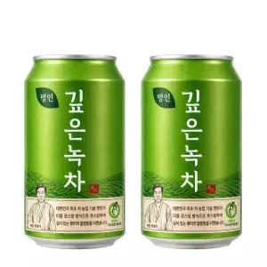 명인 깊은녹차 340ML X 24캔