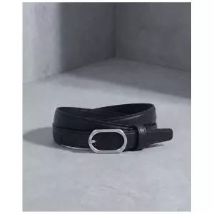 갤러리아 JUBE6E180 질스튜어트 [베누아벨트]15mm 블랙 소가죽 슬림 여성벨트