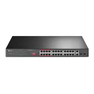 TL-SL1226P CCTV 스위치 24포트 스위칭허브[ 2SFP 기가비트 2포트] [H@lu]