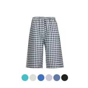 파파브로 남성 인견 체크 7부 바지 6컬러 HW-UW-7101