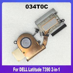 034T0C DELL 호환 Latitude 7390 2-in-1 노트북 냉각 팬 쿨러 AT26B001ZCL EG50040S1-CC30-S9A 용 새 원본