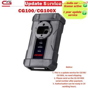 CG ECU 프로그래머 1년 업데이트 서비스 인도 자동차 라이센스 활성화