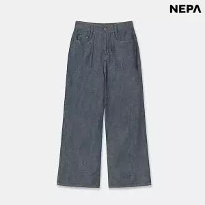 [네파] 여성 여름 뱀부 데님 와이드 핏 팬츠(7M41648-M17)
