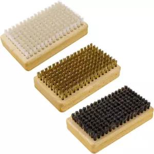 스노보드 액세서리용 나일론 황동 호스헤어 브러시를 포함한 Gosknor 3pcs 스키 왁스 및 키트