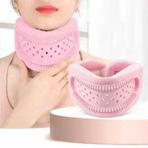 를 위한 목 지지대 조절 가능한 경추 견인 장치 여성용 부드러운 보호대 랩 척추를 안정적이고 정렬된