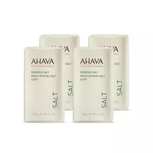 아하바 데드씨 솔트 사해 소금 모이스처라이징 쏠트 솝 비누 100g 4개 AHAVA Deadsea salt Mosturizing sal