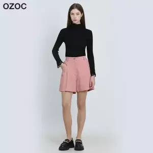 [오조크(OZOC)] 린넨 핀턱 숏 팬츠 (택가격: 89000원)