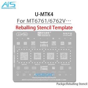 U-MTK4 BGA 스텐실 Reballing MT6761V Helio A22 P22 P40 P65 G80 P60 P90 EMMC