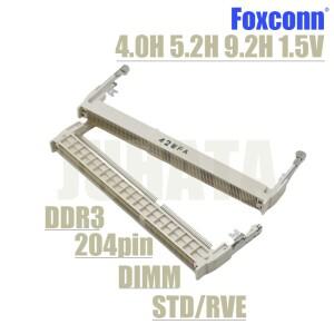 ddr3 204핀 1.5V 4.0H 5.2H 커넥터 노트북 메모리 슬롯 소켓 SODIMM DDRIII Rev Std Conn SDRAM