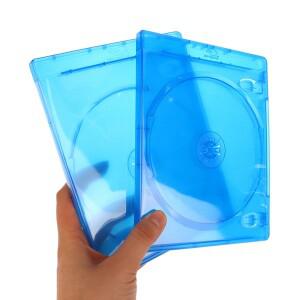 1Pc 플라스틱 싱글/더블/3/4피스 세트 디스크 CD 게임 케이스 커버 두꺼운 DVD 보호 보관함 정리함