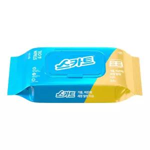 스카트 기름 찌든때 세정 탈취 티슈 30매