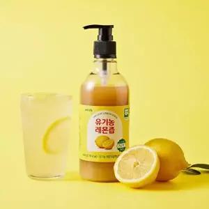 [웨이크비][웨이크비] 100프로 유기농 레몬즙 착즙액 원액 480g