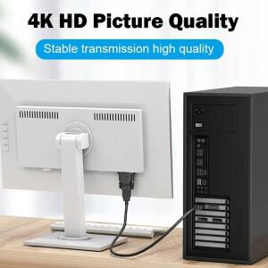4K DVI-HDMI 호환 케이블 어댑터, 양방향 HDTV 수 24 + 1 컨버터, Xbox LCD용, 1m, 5m