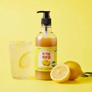[웨이크비] 100프로 유기농 레몬즙 착즙액 원액 480g