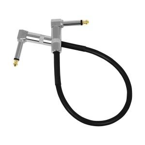 MMBAT 기타 이펙트 페달 케이블 연결 라인 6.35Mm ~ 오디오 직각 코드 구리 와이어 액세서리