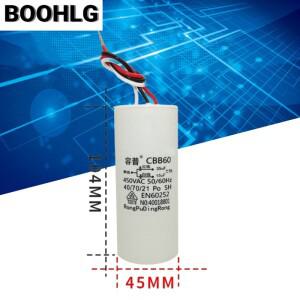 전기 호이스트 리프팅 폴 모터 크레인 시동 캐패시터, CBB60, 15UF + 35UF, 3 와이어, 듀얼 450V, 1 개