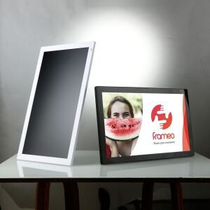 21.5 인치 Frameo 앱은 원격으로 사진을 보냅니다. 터치 스크린 IPS 클라우드 수직 수평 디스플레이 WIFI