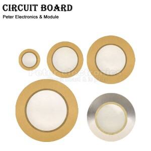 5-10PCS 압전 피에조 세라믹 웨이퍼 플레이트 요소 부저 스피커 직경 12mm