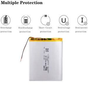 Teclast P25T 배터리용 3.8V 3098125 5000MAH 충전식 폴리머 리튬