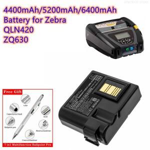 휴대용 프린터 배터리 7.4V 4400mAh P1040687 P1050667-016 Zebra QLN420 ZQ630 용 BTRY-MPP-68MA1-01