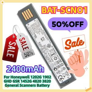 하니웰 1202G 1902GHD GSR 1452G 4820 일반 스캐너 배터리 2400mAh용 BAT-SCN01