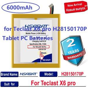 Teclast X6 pro H28150170P 태블릿 PC 배터리 용 HSABAT 6000mAh