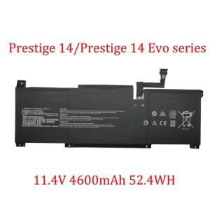 MSI 프레스티지 14 A10RAS A10SC Evo A11MO A12M 11.4V 4600mAh 52.4WH용 배터리 New