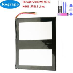 Teclast P20HD P40HD 태블릿 PC용 새 3.8V 9000mAh 리튬 폴리머 배터리(5선 플매트 카펫 러그 포함)