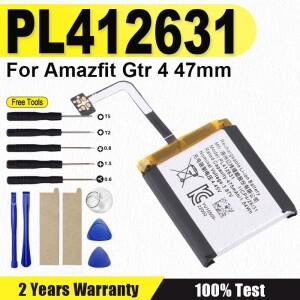Amazfit GTR 4 47mm 475mAh 시계 배터리 수리 교체 부품 A2165 +  도구 용 새 PL412631