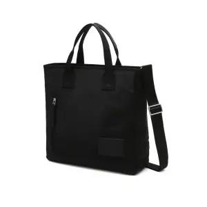 질스튜어트 뉴욕 가죽패치 음각로고 블랙 나일론 토트백 JUBA6E550BK 157150