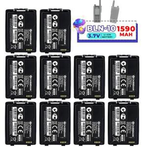 BLN-10 EADS 에어버스 CASSIDIAN TH1N 테트라 라디오용 리튬 이온 배터리 부품 번호 3.7V 1590mAh 5.9Wh 10