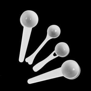 10PCS 1/3/5/10g 측정 숟가락 커피 가루 향신료 특종 단백질 우유 주방 베이킹 도구