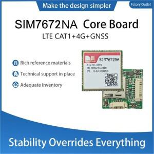 SIMcom SIIM7672NA-MNGV 코어 보드 CAT1 모듈, 퀄컴 칩, 음성 없이 데이터+GNSS(옵션) 지원.