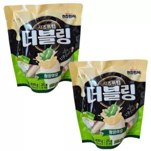 천하장사 더블링 청양마요 400g (25gX총16개입) 2개
