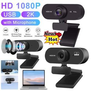 USB HD 웹 카메라 플매트 카펫 러그 앤 플레이 PC 노트북 회의 및 화상 통화용 비즈니스 웹캠 마이크 포함