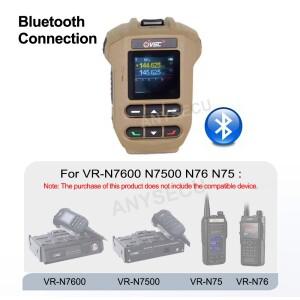 VGC BHM-88 무선 마이크 VR-N7600 양방향 라디오 액세서리 1.44인치 LCD 디스플레이