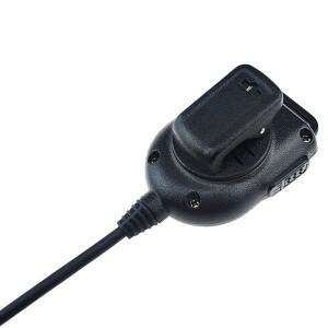 Baofeng 마이크 스피커 Kenwood TYT UV 5R F8 핸드 헬드 워키 토키 액세서리 용 클립이있는 미니 LED 숄더