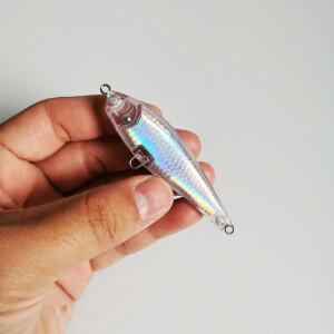 로드 러너 3D 이너 레이저 슬로우 싱킹 7g 펜슬 베이트 블랭크 바디 DIY 제작 키트 (낚시용)