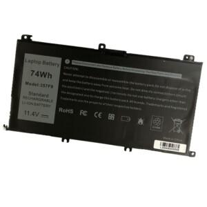DELL Inspiron 15 게이밍 5576 7566 7000 7559 P65F 용 노트북 배터리, 74Wh