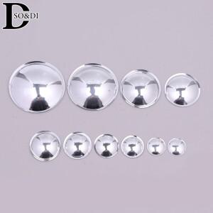 스피커 먼지 캡 우퍼 라우드 커버, 밝은 실버 20mm, 수리 오디오 액세서리 DIY, 2 개